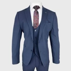 White Label 8250 Tapered Fit Mix And Match Suit Navy
