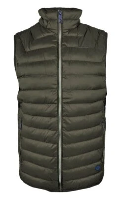 White Label Men's Gilet Body Warmer Harding Khaki Green