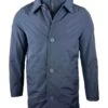 White Label Mens Hayes Water Repellant Overcoat Navy