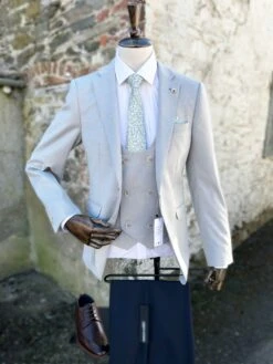 White Label Mens Jasper Sports Jacket Tapered Fit Stone Grey -Casa Moda Store white label mens jasper sports jacket tapered fit stone grey northern ireland belfast 668