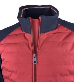 White Label Men's Kingsford Hybrid Zip Up Casual Jacket Red -Casa Moda Store white label mens kingsford hybrid zip up casual jacket red northern ireland belfast 590