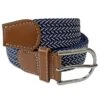 White Label Mens Webbing Elastic Stretch Belt Navy/Grey -Casa Moda Store white label mens webbing elastic stretch belt navy grey northern ireland belfast lisburn 337