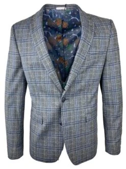 White Label Tapered Fit Grey/Navy Jacket -Casa Moda Store white label tapered fit grey navy jacket northern ireland belfast lisburn 533