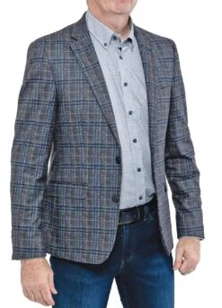 White Label Tapered Fit Grey/Navy Jacket