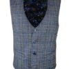 White Label Tapered Fit Grey/Navy Waistcoat -Casa Moda Store white label tapered fit grey navy waistcoat northern ireland belfast lisburn 897