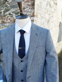 White Label Tapered Fit Houndstooth Jasper Jacket Blue -Casa Moda Store white label tapered fit houndstooth jasper jacket blue northern ireland belfast lisburn 676