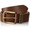 Wrangler Men's Belt Metal Loop Leather Belt Cognac -Casa Moda Store wrangler mens belt metal loop leather cognac northern ireland belfast lisburn 453