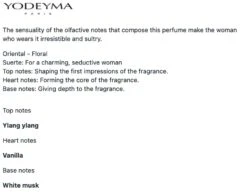 Yodeyma Suerte 50ml Womens Perfume -Casa Moda Store yodeyma suerte 50ml womens perfume northern ireland belfast lisburn 103